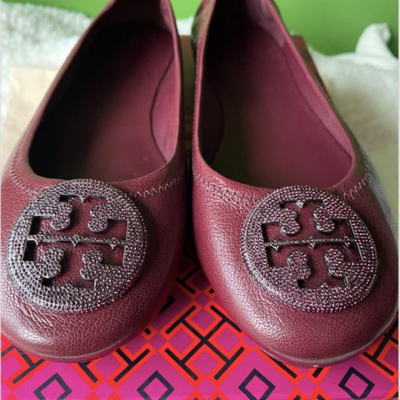 Tory Burch | Minnie Pave Ballet Flats - Picture 7 of 10